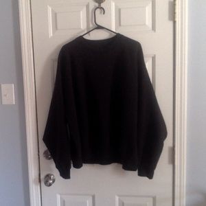 Mens Starter Sweatshirt Black Size 2XL Heavyweight Pro 80